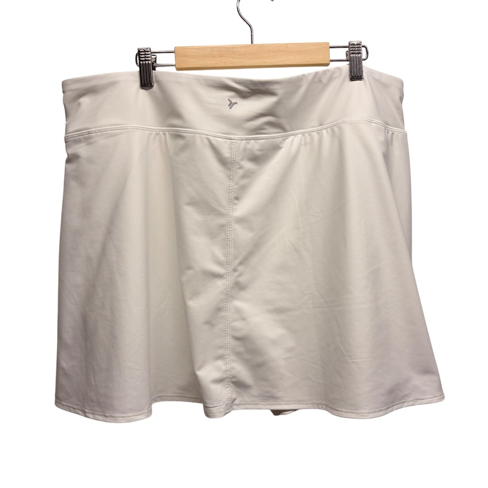 Old Navy White Tennis Skort Old Money Preppy Classic Clean Girl Pickleball 2X - Picture 3 of 6